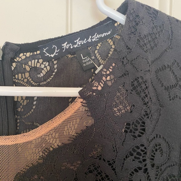 For Love and Lemons Black Lace Jumpsuit - Picture 3 of 4